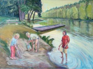 prie vilkokšnio ežero