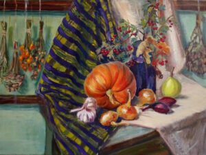 rudeninis natiurmortas