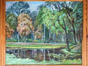 Tvenkinys prie Raudonės pilies